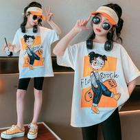 Cotton girls short-sleeved t-shirt summer tide 90 balta