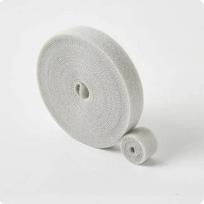 1 Roll Reusable Fastening Tape Cable Ties, Multi-Purpose Cord Organizer, Computer And TV Wire Storage, Data Cable Management Tie 3m pilka spalva