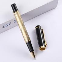 Bronze Bajuntu Dragon Head Signature Pen Chinese Style Commercial Advertising Gift Orb Pen