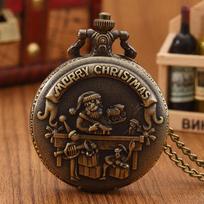 Fashion Men's Pocket Watches Mens Quartz Pocket Watch Christmas Gift Necklace Pendant Pocket Watches,ideal Choice for Gifts To Men and Women