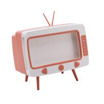 TV servetėlių dėžutės mobiliojo telefono stovas darbalaukio servetėlių talpyklos laikiklis One Size rožinė