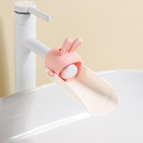Handwashing Extender, Children's Handwashing Aid, Kitchen Faucet, Water Guide Sink, Splash-Proof Spreader, Extended Anti-Splash Water One Size rožinė