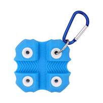 Arrow Puller Silicone Small Archery Target Remover Gripper with Hanging Buckle Ergonomic Hand Saver for Practice mėlyna