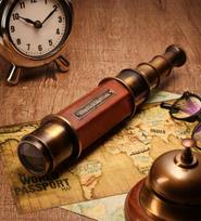 Antique Sailor Pirate Heavy Vintage Telescope - Christmas Day Gift - High School Graduation Gift For - Him, Men, Boyfriend, Dad
