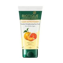 Biotique Advanced Organics Clear Improvement Vitamin C skaistinantis veido prausiklis 150 ml white