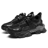 BKQU  Sneakers Male casual Mens Shoes tenis Luxury shoes Trainer Race Breathable Shoes fashion loafers running 36 black