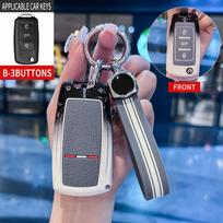 Cinko lydinio automobilio nuotolinio rakto dėklas-dangtelis VW Volkswagen Polo Tiguan Passat B5 B6 B7 Golf 4 5 6 MK6 Jetta Lavida Skoda Octavia