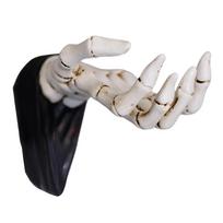 Fashionable Skeleton Hand Wall Mounted Rings Holder Key Organizers Home Accessory for Stylish Gothics Home Decoration gray