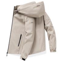 Spring and Autumn Tide Brand American Tooling Removable Hat Jacket Men's Outdoor Casual Windproof Jacket Men's Coat M pilka spalva