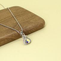 Išskirtiniai mini gėlių persikų širdelės cirkonio spalvingi krištoliniai kaklo karoliai moterims Madingi elegantiški vestuvių vakarėlio papuošalai 38cm