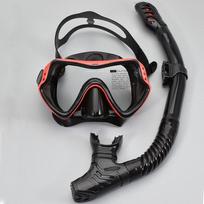 Diving Mirror Breathing Tube Set for Men and Women New Adult Large Frame Silicone Face Mirror Swimming Submarine Mask