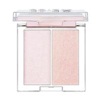 Clio Prism Highlighter Duo 002 Lavender Voyage white