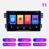 Android Automobilinis Radijas SUZUKI Splash Ritz OPEL Agila 2008-2012 Multimedijos Grotuvas Pagrindinis Įrenginys Stereo GPS Navigacija BT WIFI 1+16GB 1+16GB blue