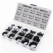 270 Pieces 18 Sizes Green Rubber O-Ring Ring Repair Box Combination Set 200pcs a box juoda