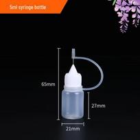 Tušti plastikiniai buteliai su skylutėmis kosmetikos skysčiams – 5/10/20/50/100 ml