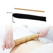Bambukinis Guasha įrankis Gua Sha lazdelė Rankinis grandymo masažuoklis 42x2cm with Bag black