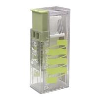 Automatinė dantų siūlų laikymo dėžutė burnos higienos priežiūrai, nešiojamas dantų siūlų dozatorius, patogus su 10 vnt dantų siūlu žalia