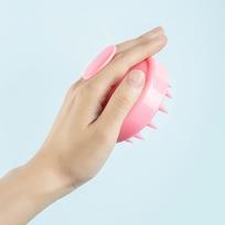Silikoninės galvos kūno plaukų plovimas Clean Care plaukų šaknų niežėjimas galvos odos masažo šukos dušo šepetėlis vonios SPA šukos nuo pleiskanų raudona