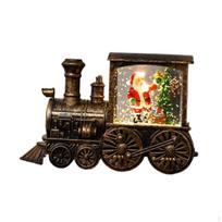 Kalėdinis papuošimas Dovanų rankdarbiai Dekoravimas Sniego gaublys Naktinė lemputė įėjimui Santa Claus Bronze