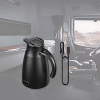 Car Kettle Boiler Water Warmer Multipurpose Cigarette Lighter Heating gray