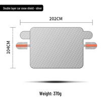 Car Snow Shield - Magnetic Anti-Frost Sun Visor for Cars medium 9811B sidabras