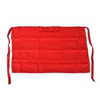 Kitchen Cotton Bow Short Half Waist Apron Pub Cafe Server Apron raudona
