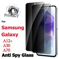 Privatumo plėvelė Samsung Galaxy A55 A35 Anti Spy grūdintas stiklas Galaxy A35 A55 ekrano apsauga Privatumo stiklo plėvelė For Samsung A12 juoda