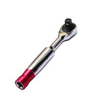 1/4'' 85/100mm Mini Torque Ratchet Wrench Mini Socket Wrench Hand Repair Tool 100MM gray
