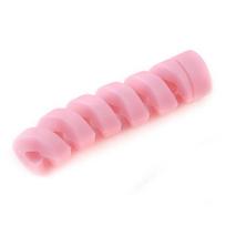2pcs Cable Bite Cord Protective Screw Phone Accessory Protective Cable Protector rožinė