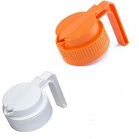 2 Pcs 2 Different Colors Mason Jar Pour Spout with Handle Canning Lids New Mason Jar Lids  Women 2 Pcs orange