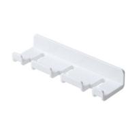 Smooth ABS Modern Punch-Free Mobile Phone Plug Holder Plug Storage Rack balta