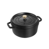 Cocotte - STAUB - Cocotte à picots - 22 cm - 2.60 litres - Noir juoda