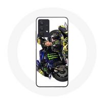 Maniacase dėklas, skirtas Samsung Galaxy A32 4G motociklui Valentino Rossi Portugal Monster Energy Yamaha