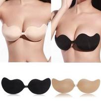 Pakelianti liemenėlė - Nematomas lipnus - Juoda - M dydis - Patogi - Atvira nugara beige