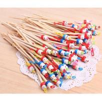 Cure-oreille en bois de bambou - Mixte - Lot de 5 ou 10 pièces - Réutilisable - Pratique - Mignon