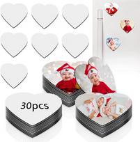 30 vnt. 7,5*5,5 cm sublimaciniai magnetiniai ruošiniai Sublimaciniai ruošiniai Šaldytuvo magnetai Personalizuoti „pasidaryk pats“ virtuvei, biurui, dekoratyviniai