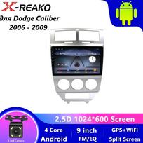 Automobilinis radijas Android 12 Dodge Caliber 2006-2009 GPS navigacija Video Automobilinis stereo Multimedia grotuvas Ekranas Be 2din Wifi DVD 4 core 1GB+32GB carplay