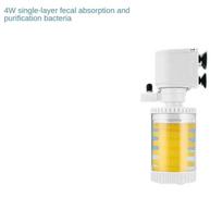 220V 3 viename Akvariumo Daugiafunkcinis Filtro Siurblys Deguonis Žuvų Bakas 4 Sluoksnių Filtras Akvariumo Vidinis Filtras Medžiaga Oro Siurblys white