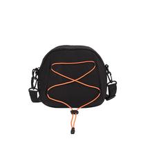 Basic Style Solid Casual Crossbody Bags Sewing Thread Hot Sale Bags for Women Soft Nylon Zipper Women's Shoulder Bags red