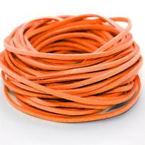 Home Party Supplies Making Bracelet DIY Thread Cord Suede 3mm Manual Accessories Leather String Leather String Jewelry 1M oranžinė