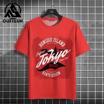 Tokyo 3d Print T-Shirts For Men Short Sleeve Tees Shirts Summer Casual Oversized T-Shirt Men Clothing Harajuku Streetwear Tops S