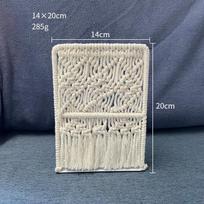 Desktop Book Stand Bookcase Hand-Woven Creative Bookcase Simple Book Support Book Holder Style1 balta