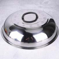 Stainless Steel Pot Lid Pan Griddle Metal Cover Kitchen Lids Knob for Frying Pans sidabras
