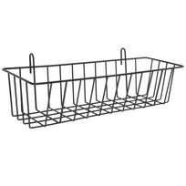 virš geležies pakabinamas krepšys daiktadėžė namų metalinė virtuvės pirkinių vežimėlis 31.50X9.00X8.00CM juoda
