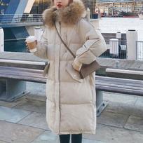 Parka rudens žieminė striukė Moteriški drabužiai Vintažinis šiltas paltas Moteriška pūkinė medvilninė striukė Šilta Stora Ilga Parkas Oversized S smėlis