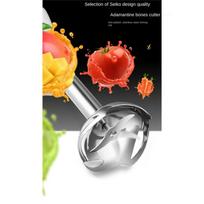 5 in 1 Multi-Function Food Processor Meat Grinder Kitchen Handheld Cooking Stick Baby Food Complementary US Plug CHINA gray