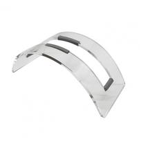 Compact Laptop Stand Acrylic Vertical Laptop Stand with High Stability Strong Load-bearing Capacity for Personal for Organized white