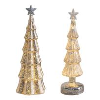 Christmas Light Up Trees Party Decoration for Desktop Party Living Room 9cmx32cm