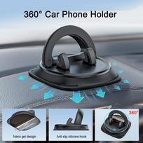 Car Anti-Slip Mat Auto Phone Holder MultiFunction Non Slip Sticky Anti Slide Mobile Phone Mount Silicone Dashboard Car Pad Mat black