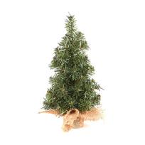 Desktop Xams Trees Ornaments Reusable Small Artificial Trees with Burlap Base Christmas Crafting Tree Decoration for Xmas Holida